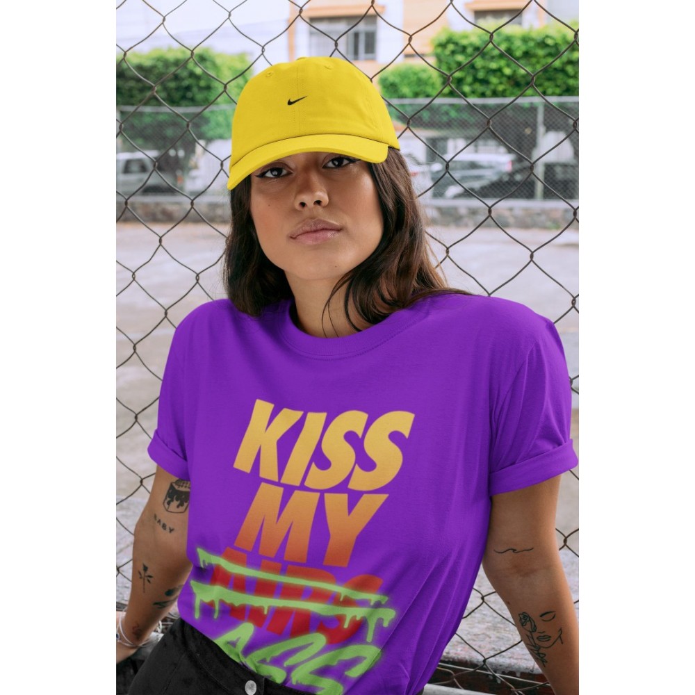 KISS MY ASS T SHIRT - AIR JORDAN 5 WHAT THE