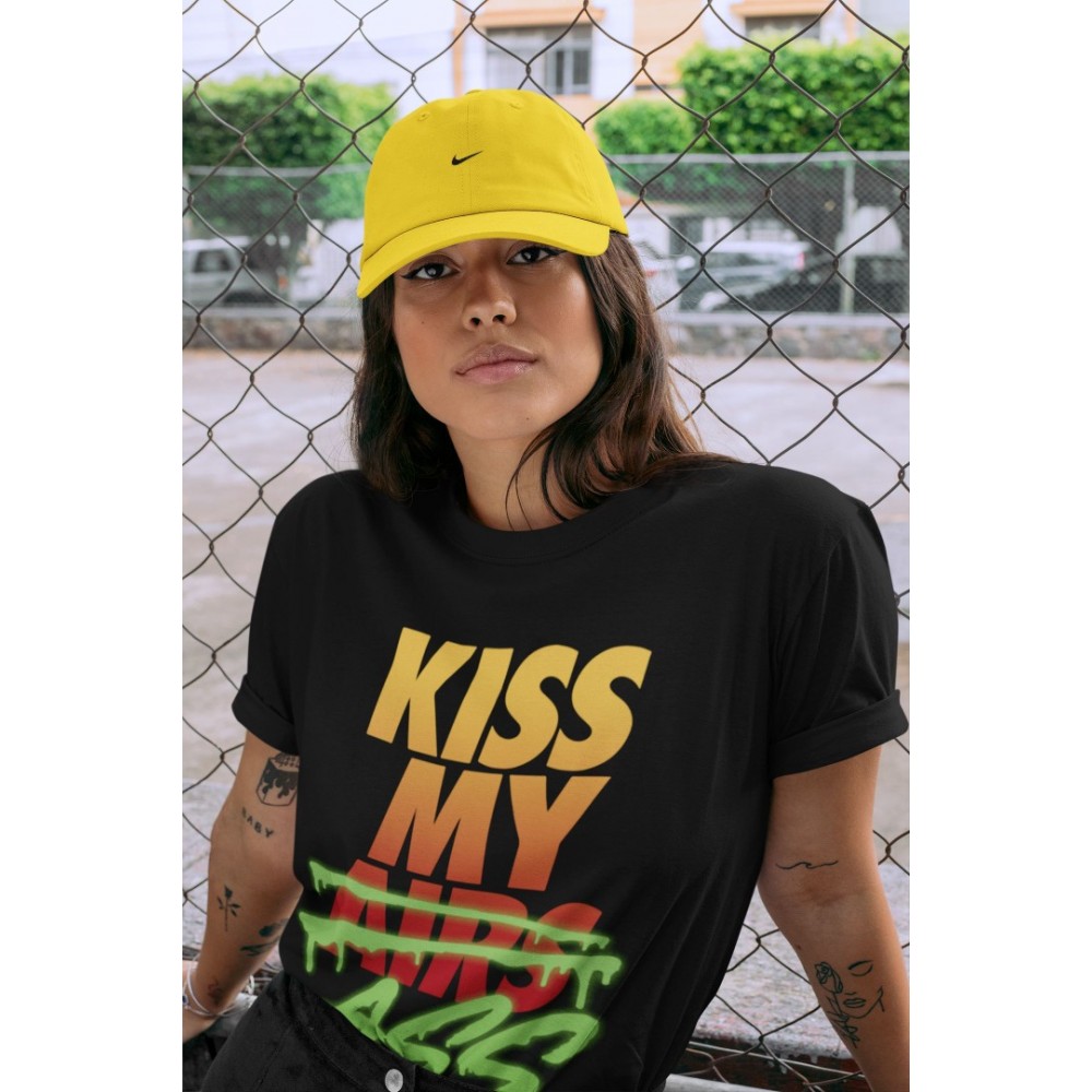 KISS MY ASS T SHIRT - AIR JORDAN 5 WHAT THE