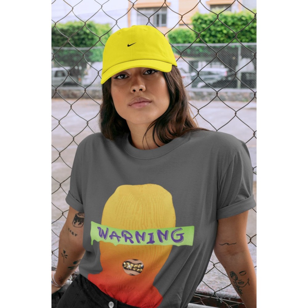 WARNING T SHIRT - AIR JORDAN 5 WHAT THE