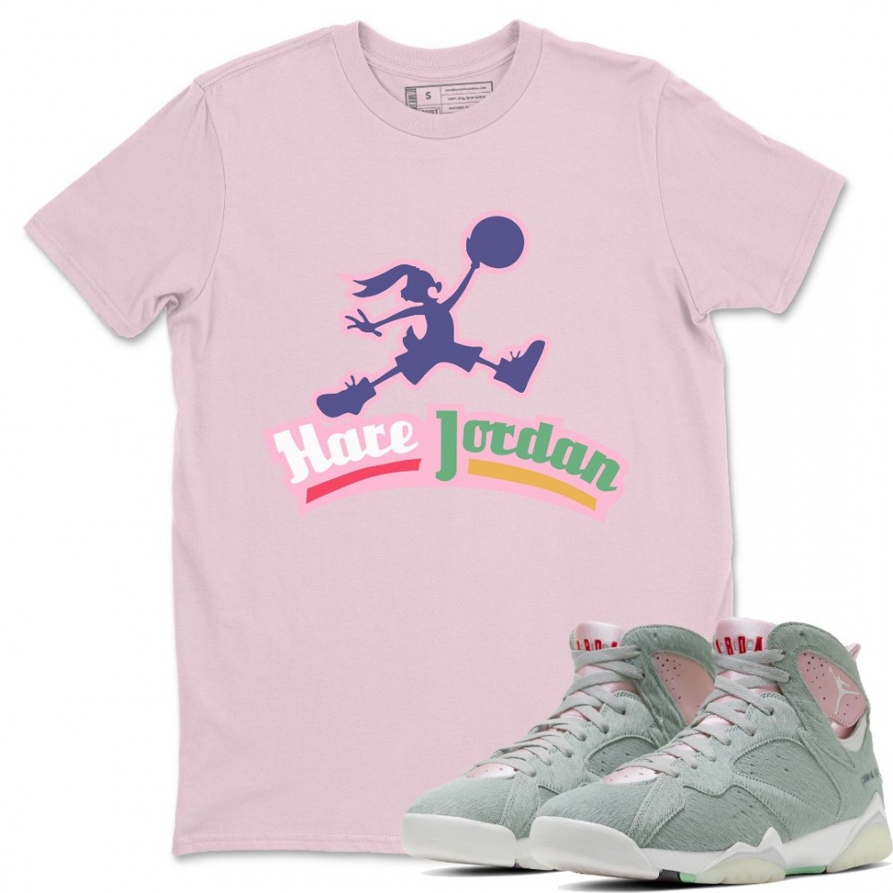 HARE JORDAN PINK T-SHIRT - AIR JORDAN 7 HARE 2.0