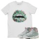 LIPS JEWEL T-SHIRT - AIR JORDAN 7 HARE 2.0