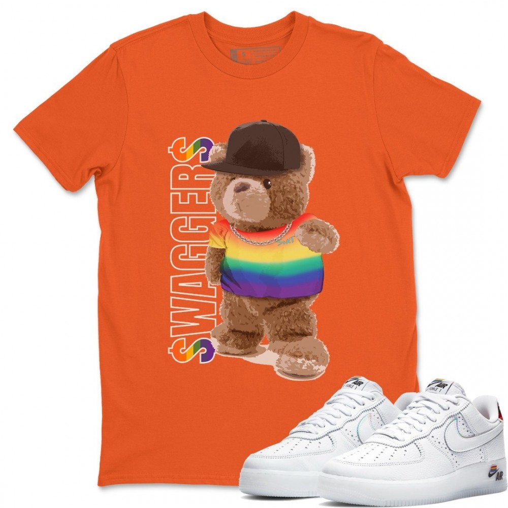 BEAR SWAGGERS T-SHIRT - AIR FORCE 1 BETRUE