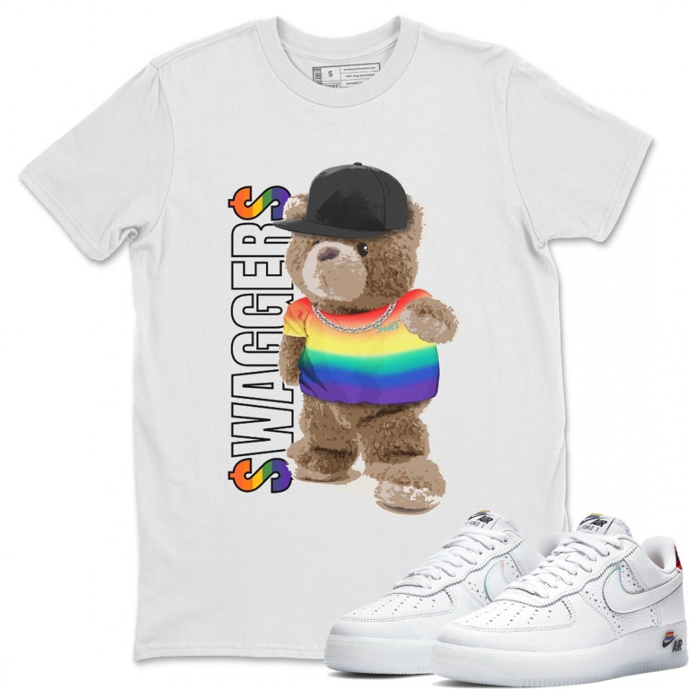 BEAR SWAGGERS T-SHIRT - AIR FORCE 1 BETRUE