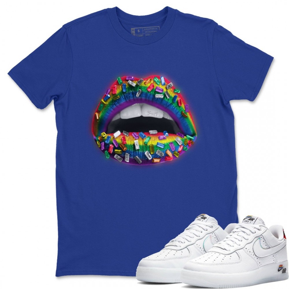 LIPS JEWEL T-SHIRT - AIR FORCE 1 BETRUE