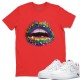 LIPS JEWEL T-SHIRT - AIR FORCE 1 BETRUE