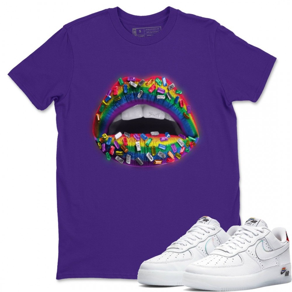 LIPS JEWEL T-SHIRT - AIR FORCE 1 BETRUE