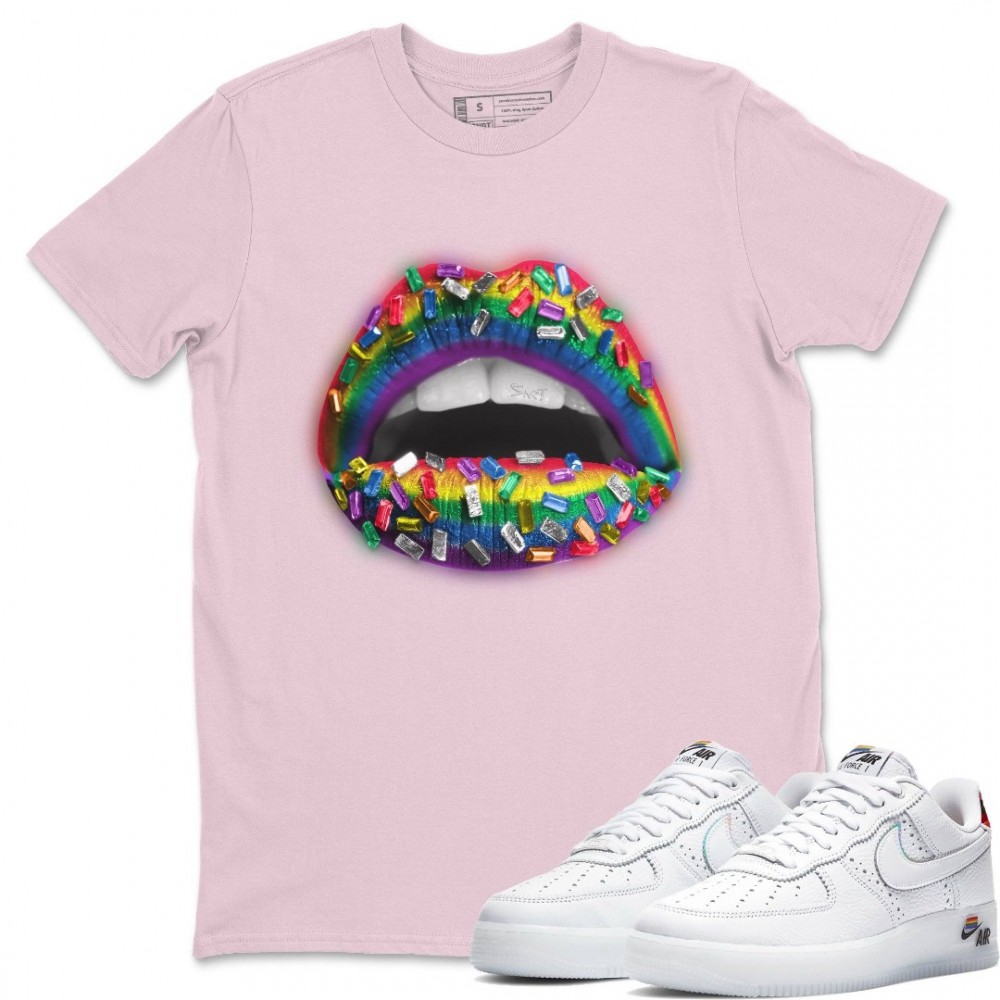 LIPS JEWEL T-SHIRT - AIR FORCE 1 BETRUE