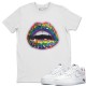 LIPS JEWEL T-SHIRT - AIR FORCE 1 BETRUE