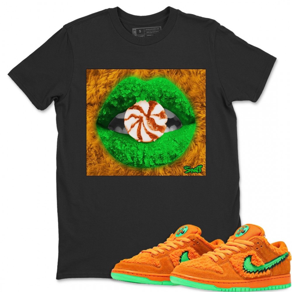 LIPS CANDY T-SHIRT - NIKE DUNK GRATEFUL DEAD ORANGE