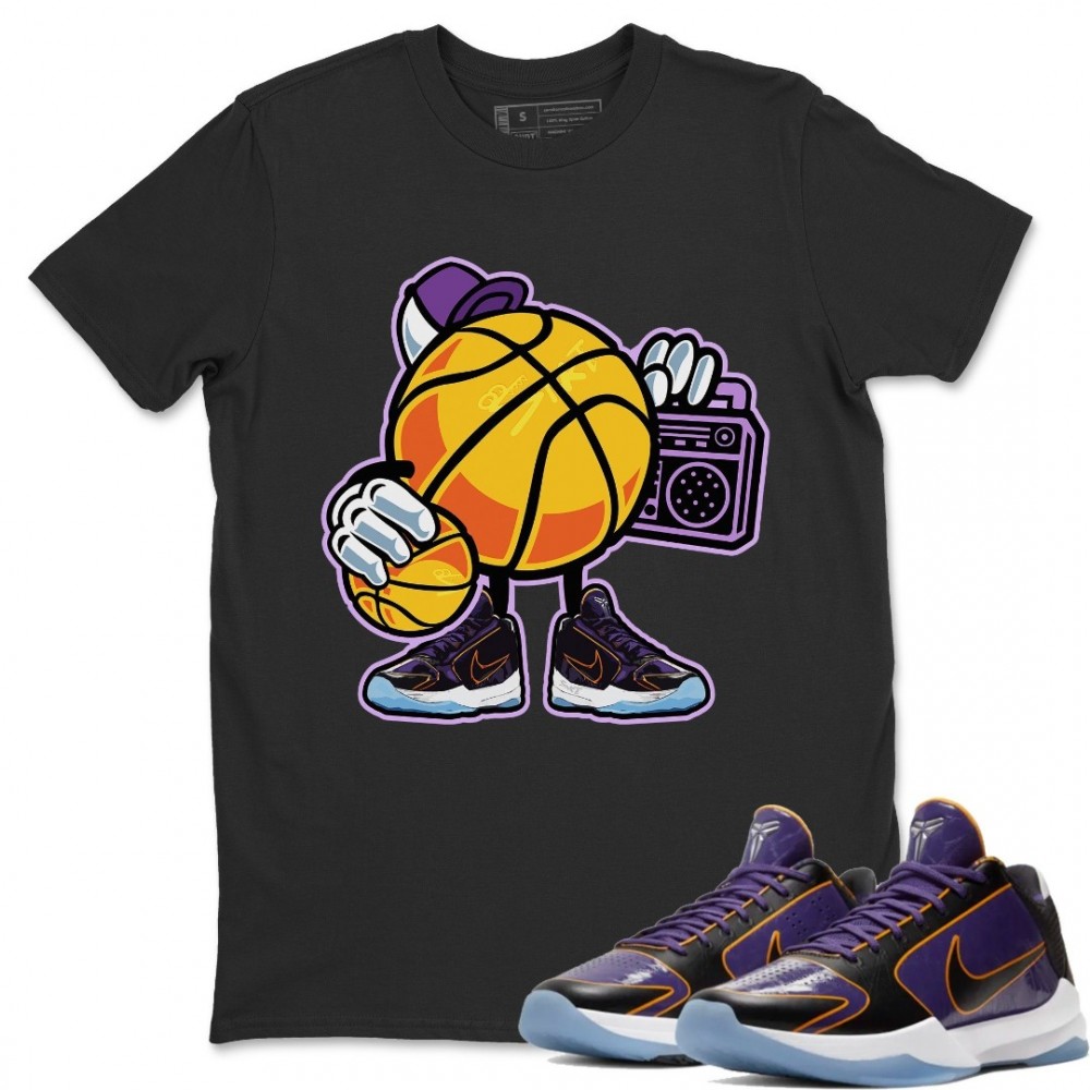 BASKETBALL MAN T-SHIRT - NIKE KOBE 5 PROTRO 5X CHAMP LAKERS