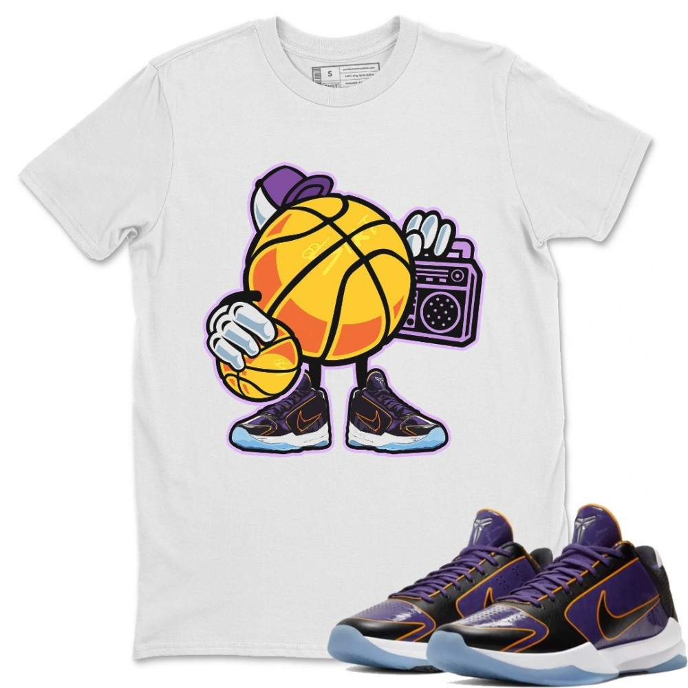 BASKETBALL MAN T-SHIRT - NIKE KOBE 5 PROTRO 5X CHAMP LAKERS