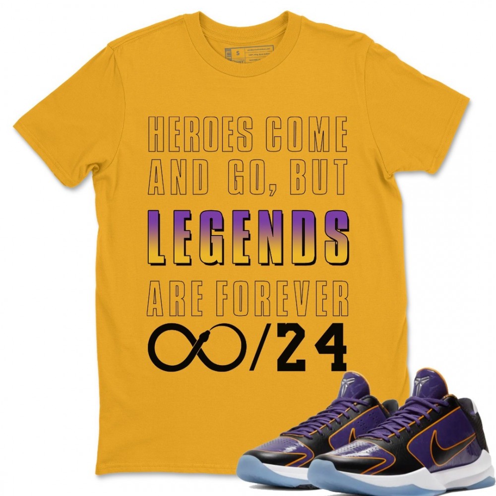 LEGEND T-SHIRT - NIKE KOBE 5 PROTRO 5X CHAMP LAKERS