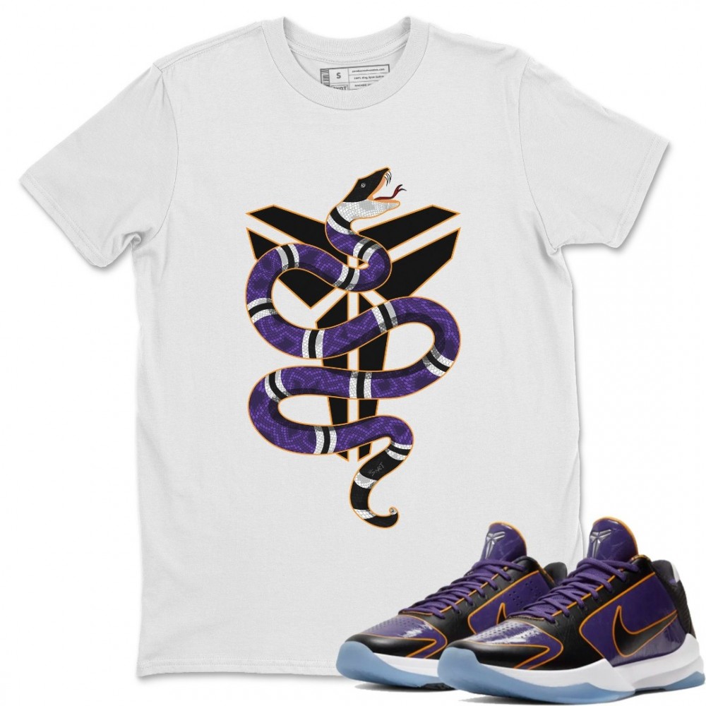 SNAKE T-SHIRT - NIKE KOBE 5 PROTRO 5X CHAMP LAKERS