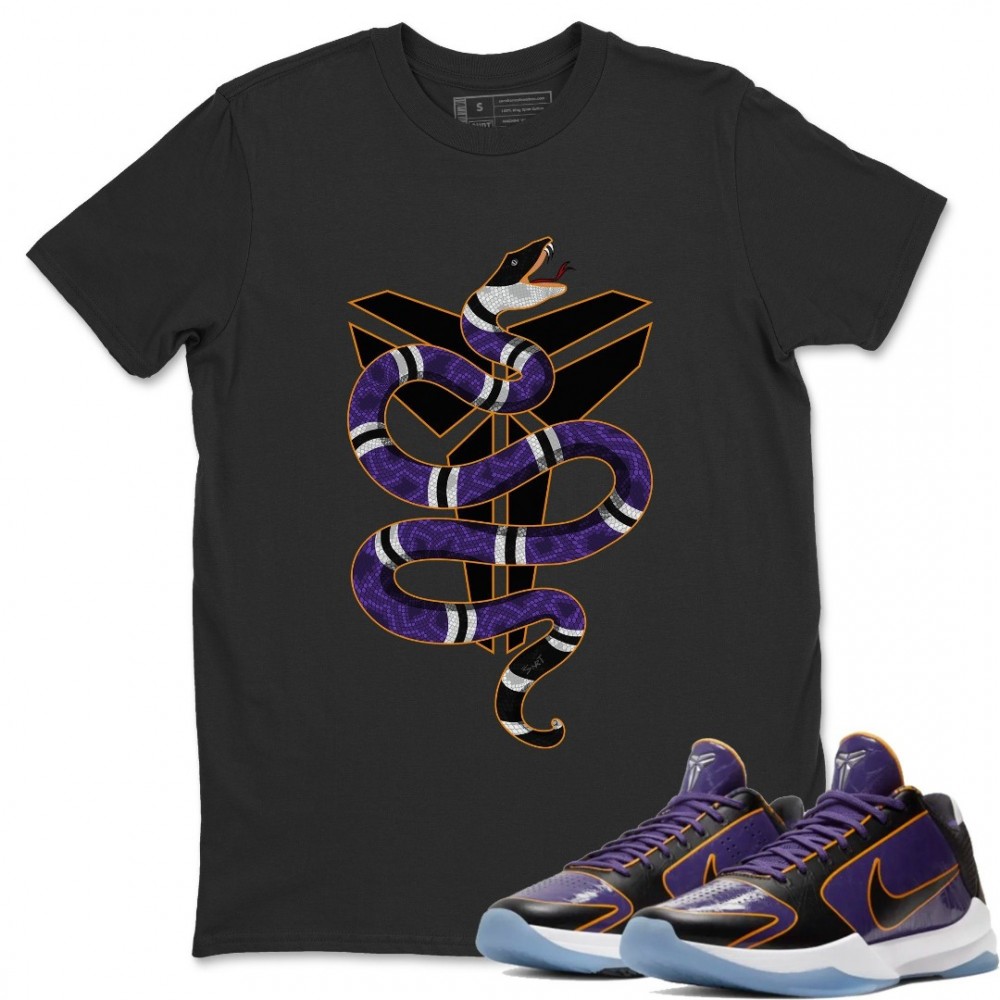 SNAKE T-SHIRT - NIKE KOBE 5 PROTRO 5X CHAMP LAKERS