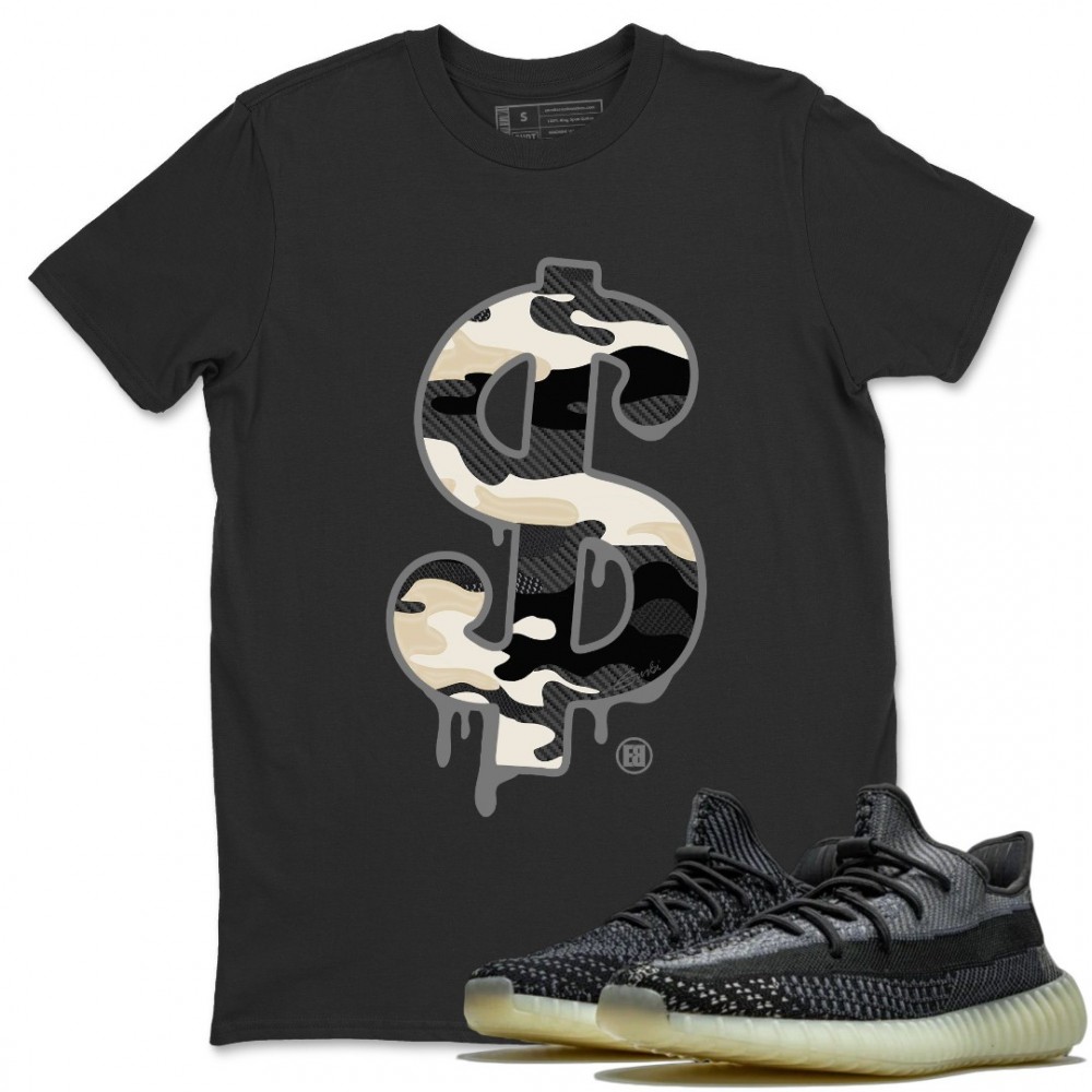 DOLLAR CAMO T-SHIRT - YEEZY 350 V2 CARBON ASRIEL