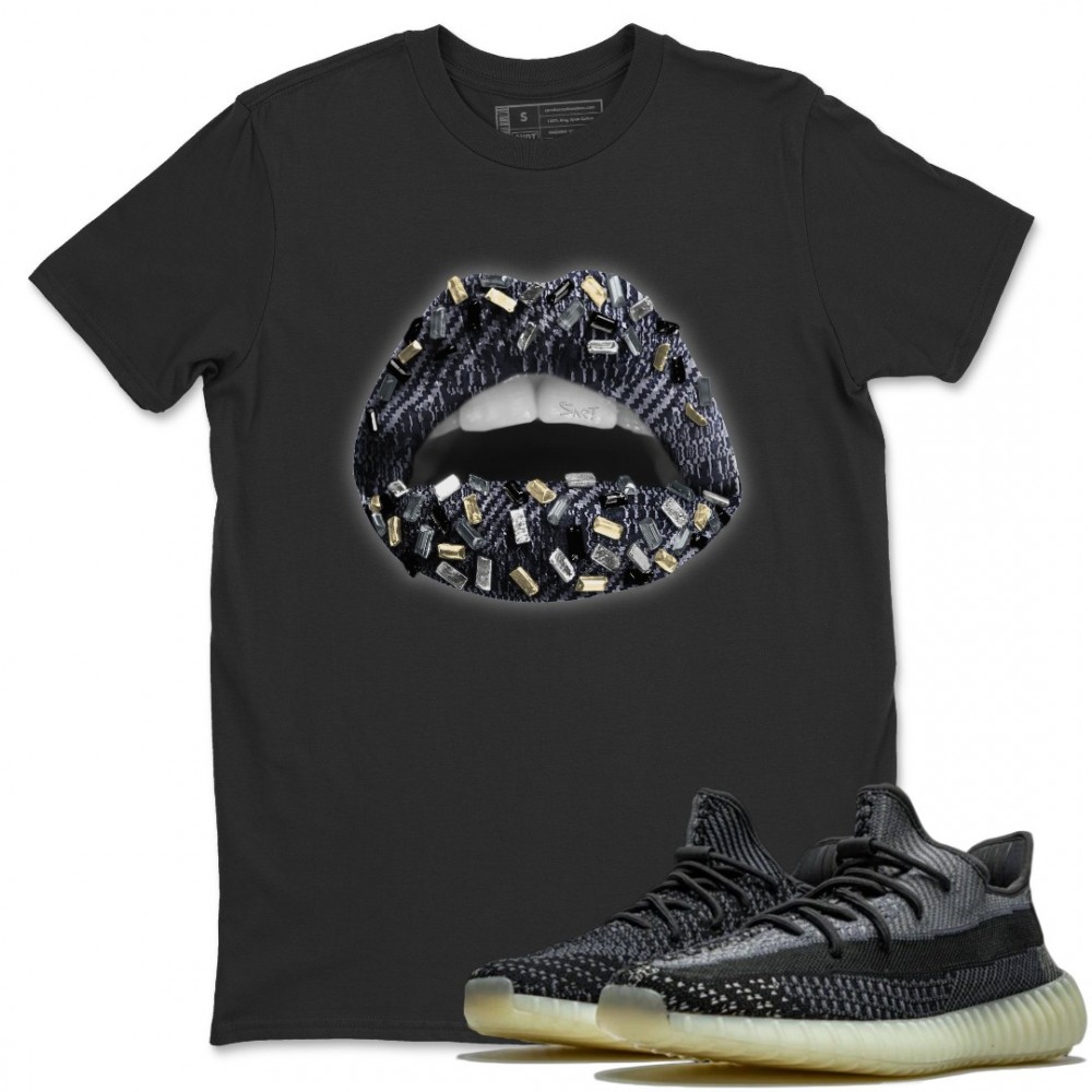 LIPS JEWEL T-SHIRT - YEEZY 350 V2 CARBON ASRIEL