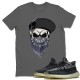 SKULL HAT T-SHIRT - YEEZY 350 V2 CARBON ASRIEL