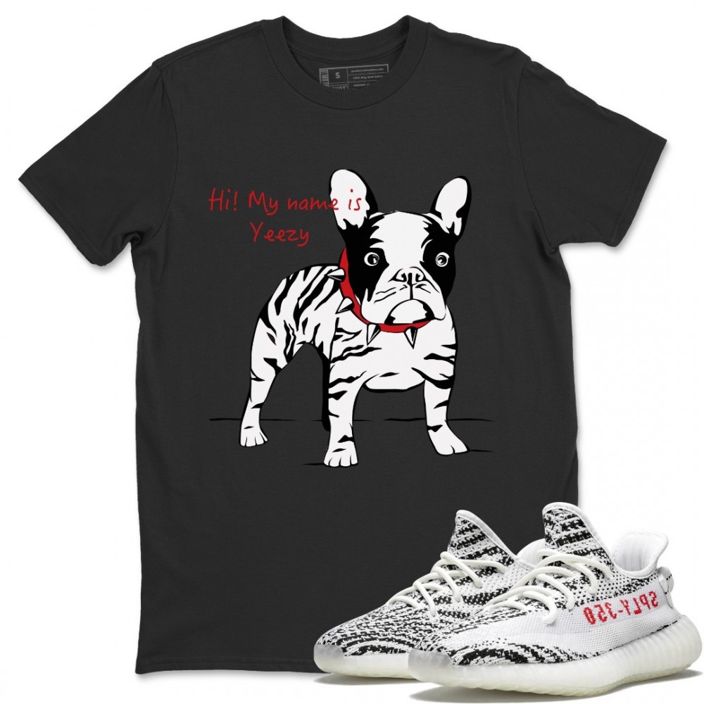 ZEBRA FRENCHIE T-SHIRT - YEEZY BOOST 350 V2 ZEBRA